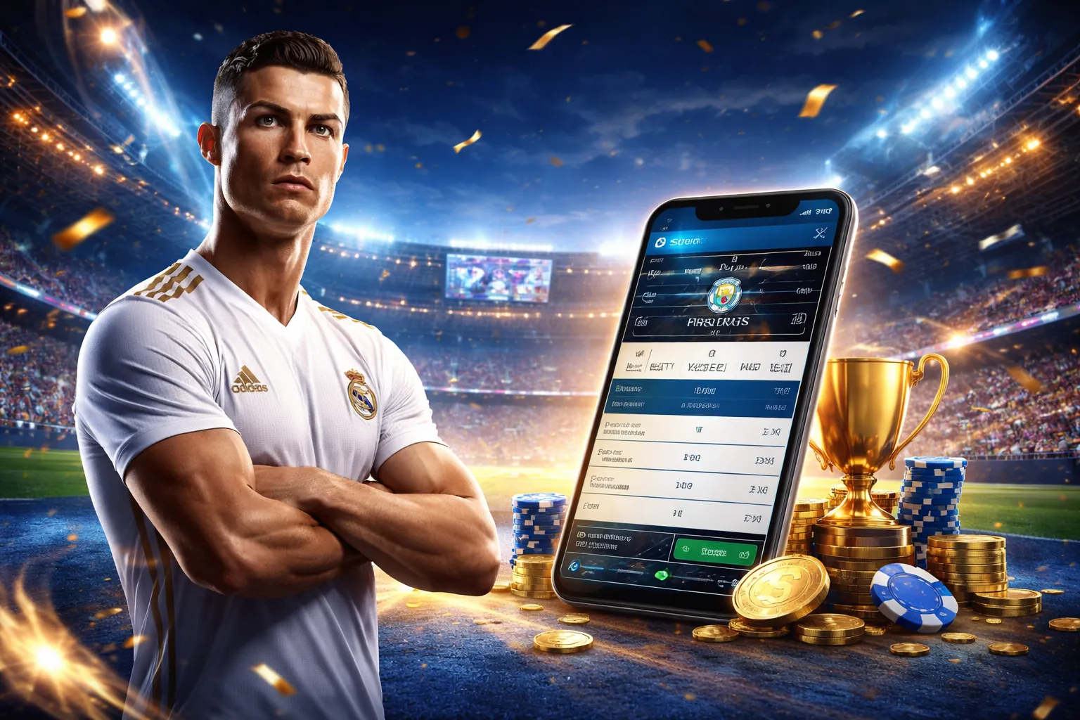 Banner quảng cáo cá cược thể thao và casino trực tuyến 98bet